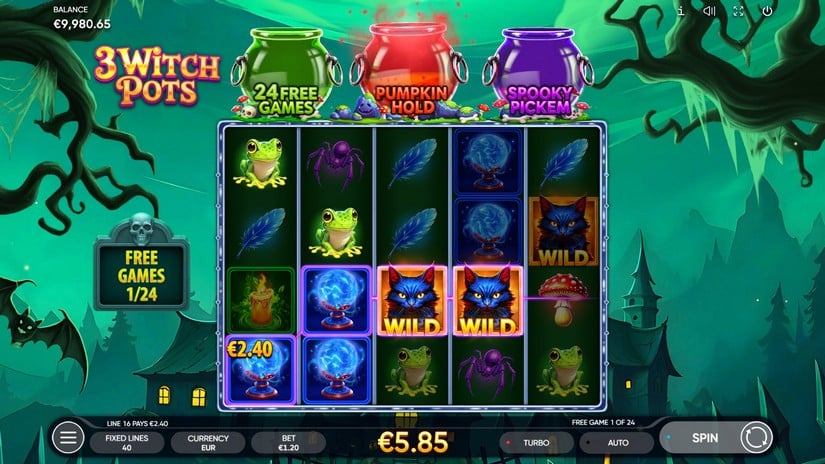 3 Witch Pots slot screen 5