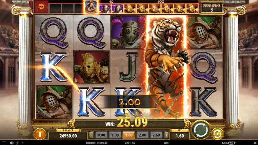 Game of Gladiators slot screen 7