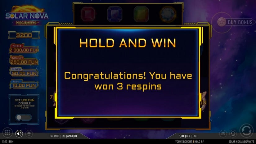 Solar Nova Megaways slot screen 3