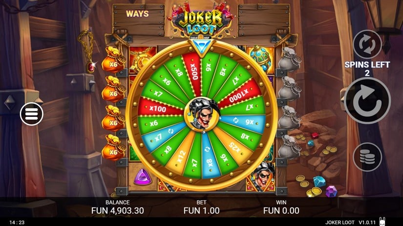 Joker Loot slot screen 4