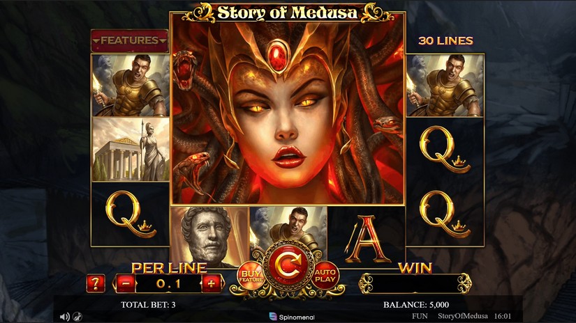 Story Of Medusa slot screen 1