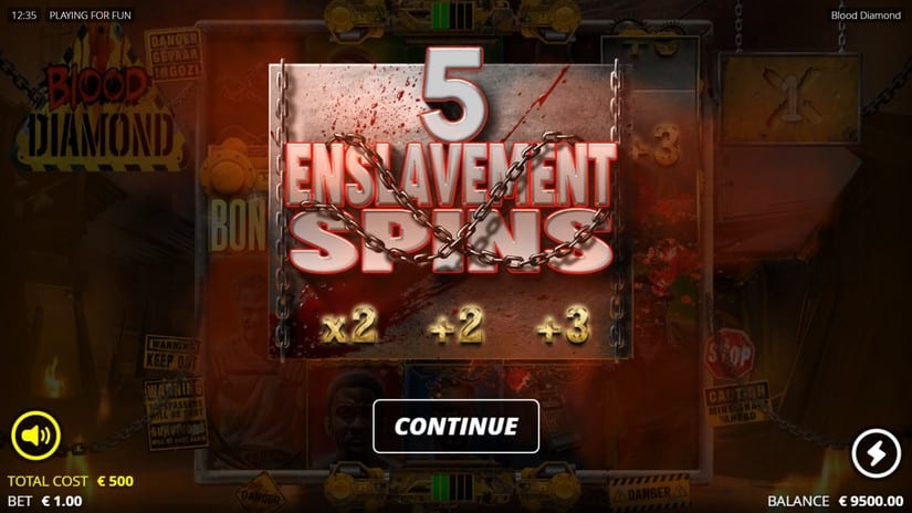 Blood Diamond slot screen 3