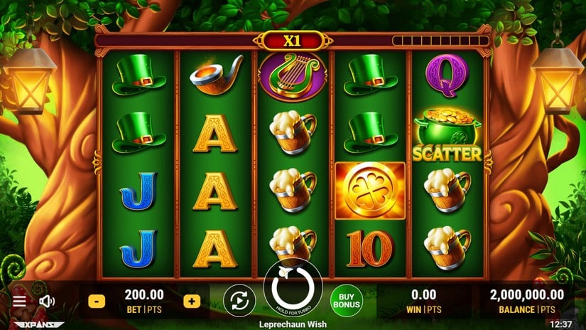 Leprechaun Wish slot screen 1
