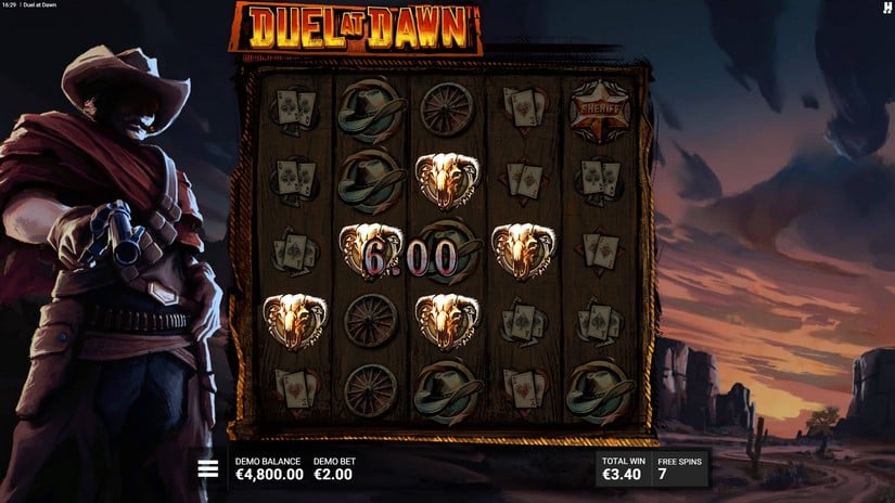 Duel At Dawn slot screen 3