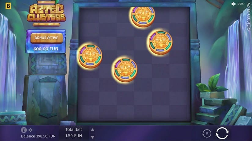 Aztec Clusters slot screen 2