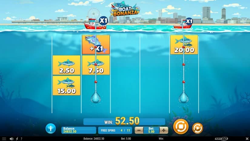 Boat Bonanza slot screen 5
