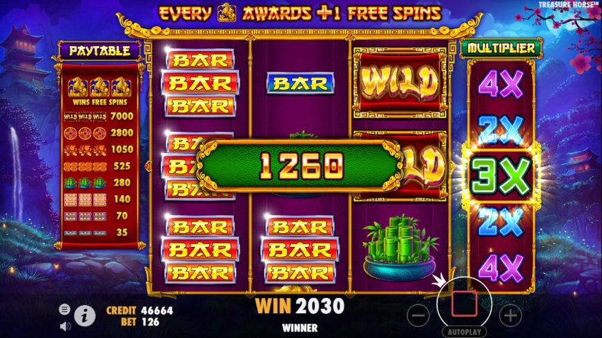 Treasure Horse slot screen 7