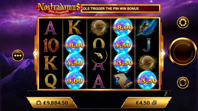 Nostradamus: The Prophet slot screen 4