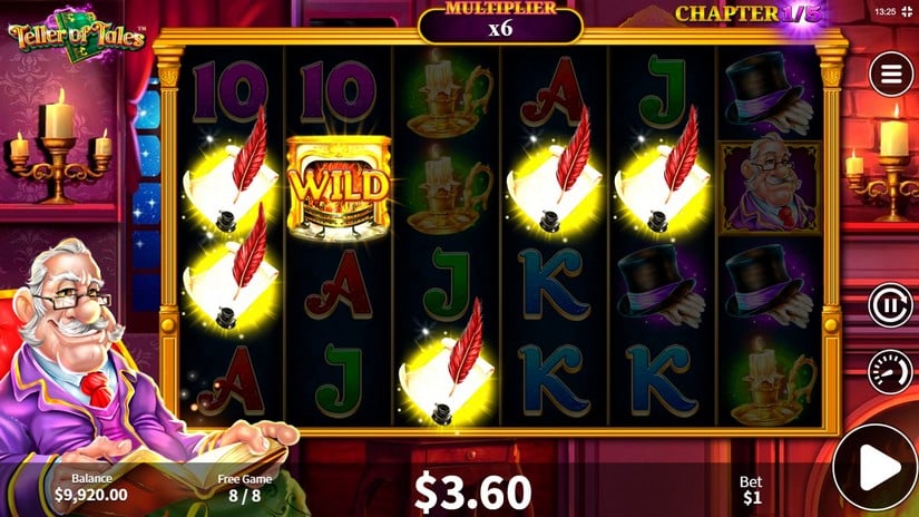 Teller of Tales slot screen 6