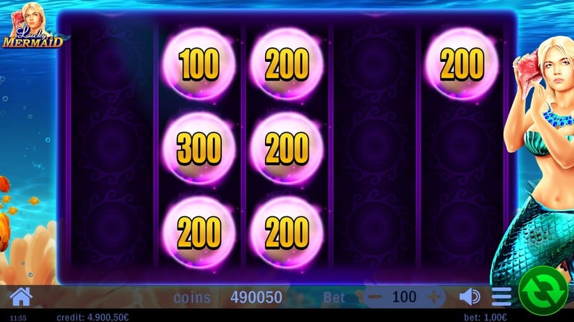 Lucky Mermaid slot screen 7