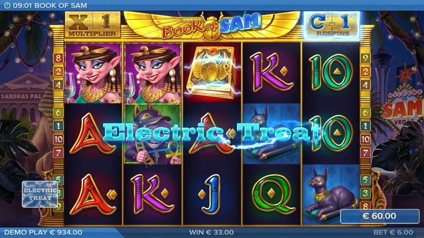 Book of Sam slot screen 3