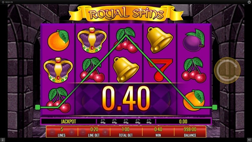 Royal Spins slot screen 2