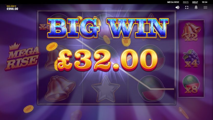 Mega Rise slot screen 5