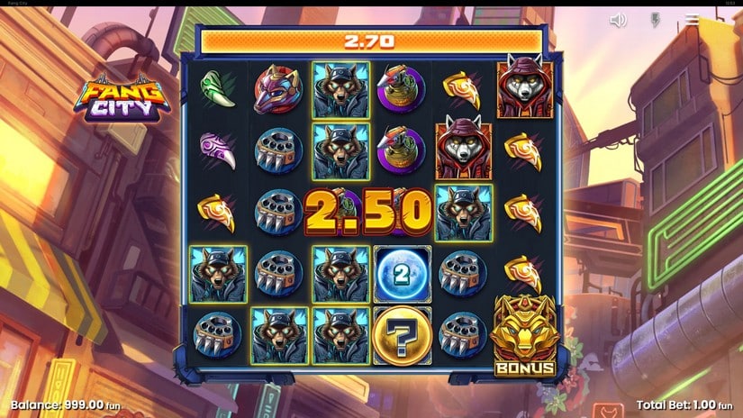 Fang City slot screen 2