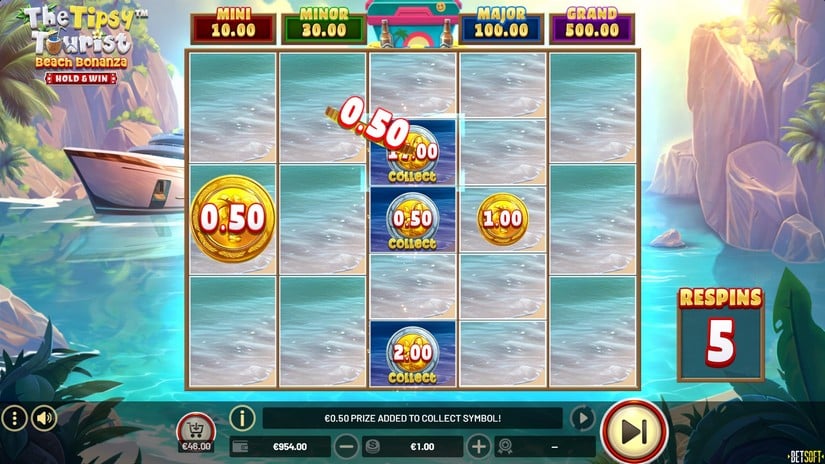 The Tipsy Tourist: Beach Bonanza – Hold & Win slot screen 5