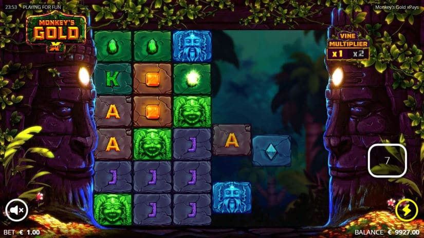 Monkey’s Gold xPays slot screen 3