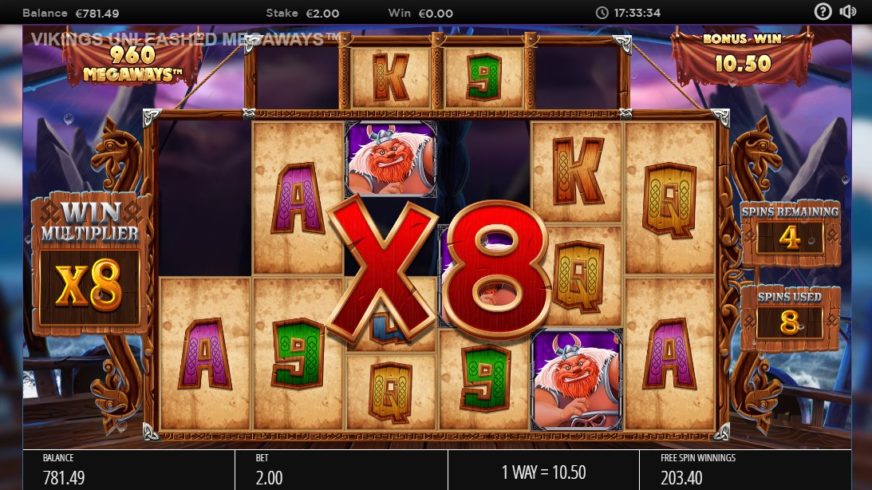 Vikings Unleashed Megaways slot screen 5