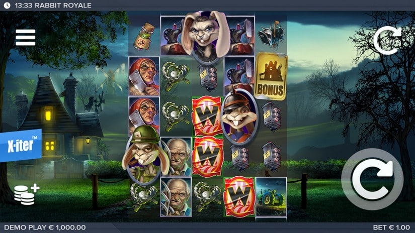 Rabbit Royale slot screen 1