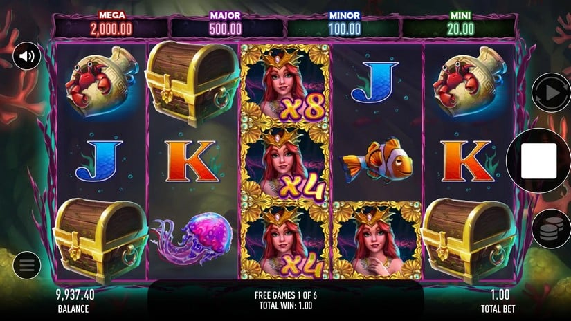 Sea Secret slot screen 7