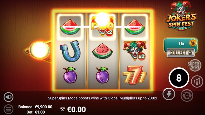 Joker’s Spin Fest slot screen 2