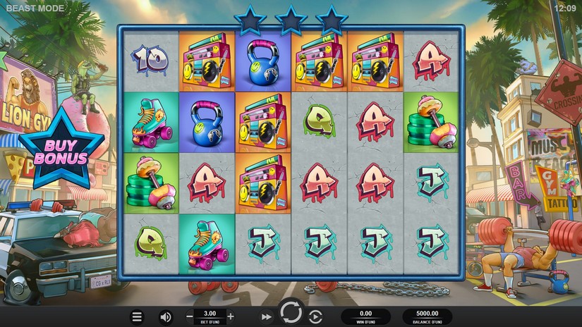 Beast Mode slot screen 1