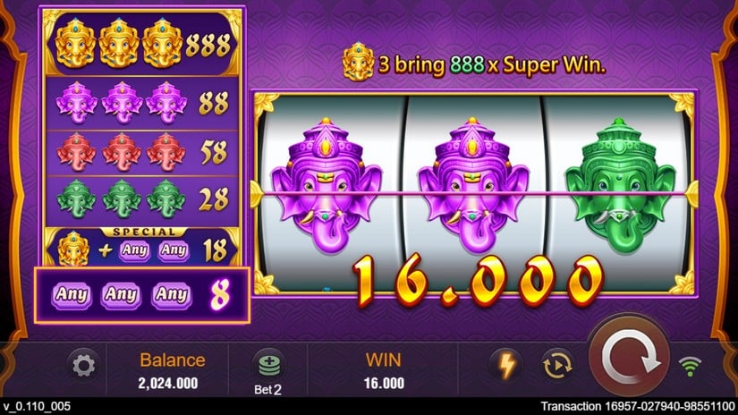 Super Rich slot screen 2