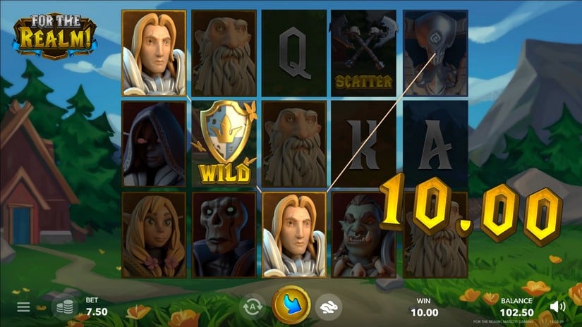 For The Realm slot screen 2