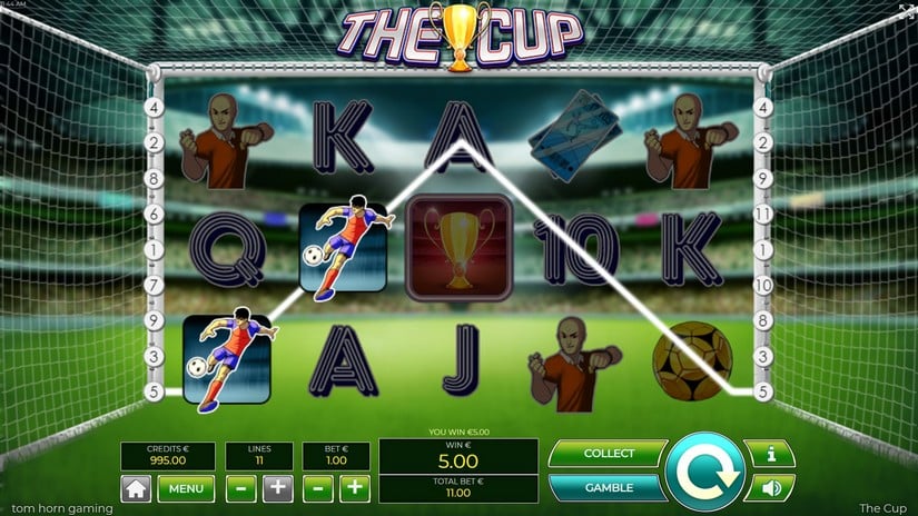 The Cup slot screen 2