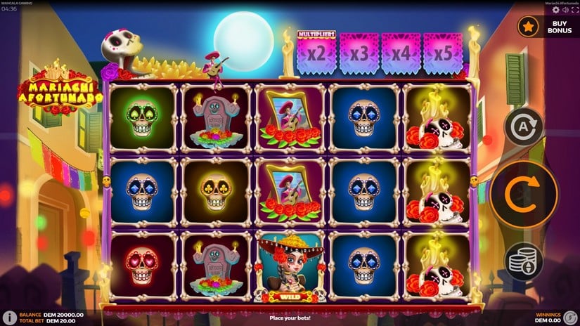 Mariachi Afortunado slot screen 1