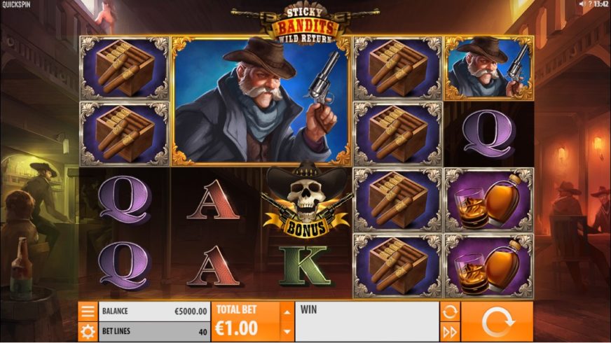 Sticky Bandits: Wild Return slot screen 1