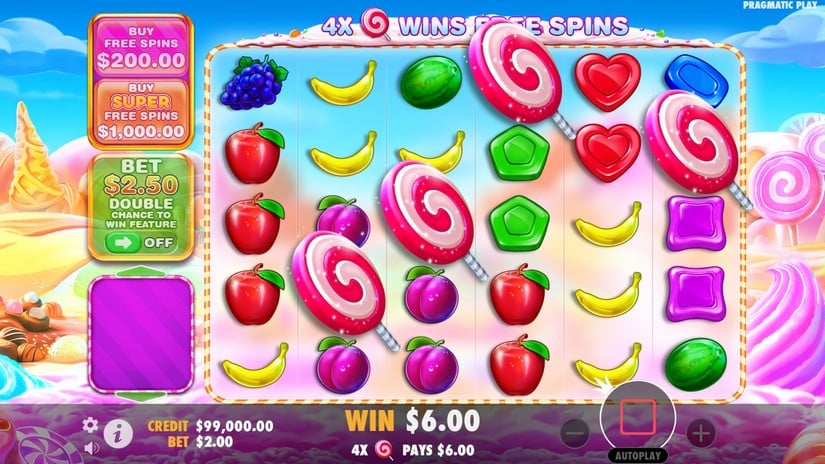 Sweet Bonanza 1000 slot screen 2
