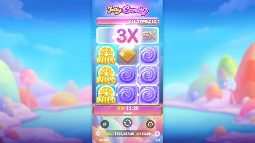 Jelly Candy slot screen 2