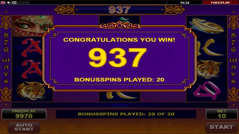 Golden Book slot screen 4