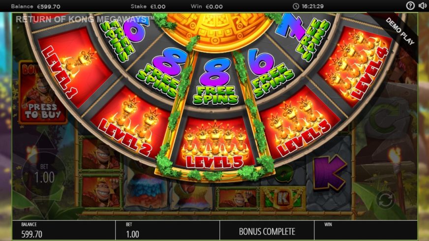 Return of Kong Megaways slot screen 7