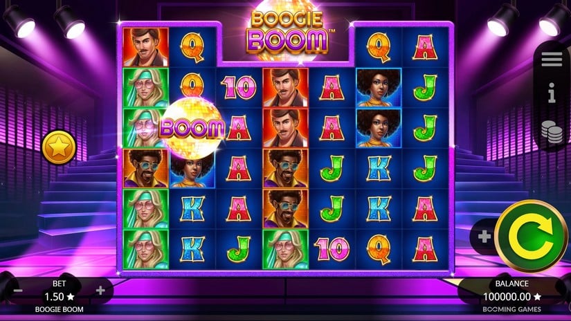 Boogie Boom slot screen 1
