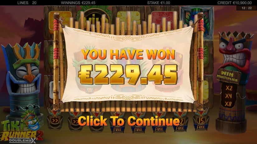 Tiki Runner 2 DoubleMax slot screen 6