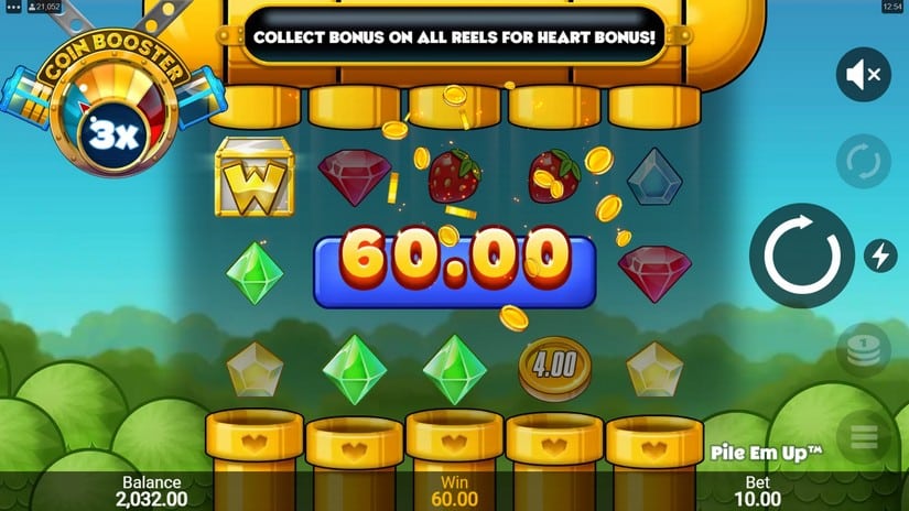 Pile ‘Em Up slot screen 3