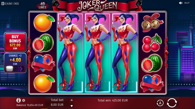 Joker Queen slot screen 3