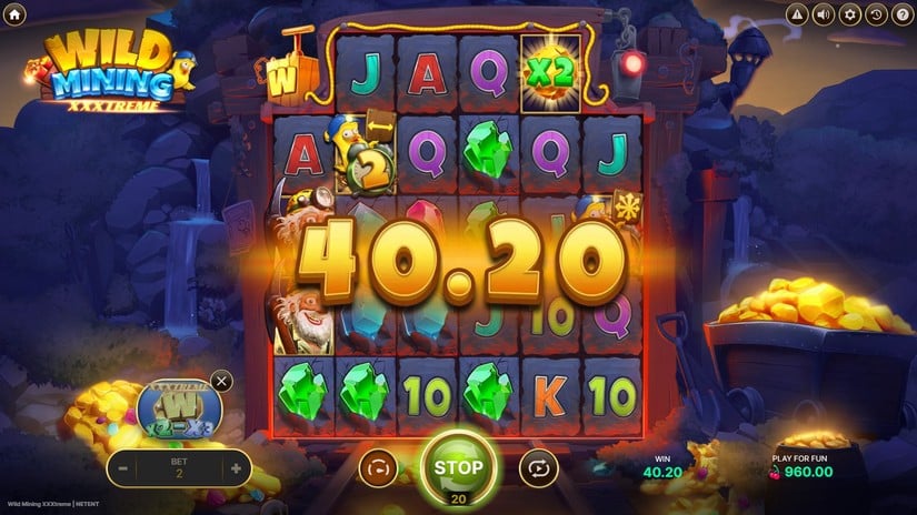 Wild Mining XXXtreme slot screen 3
