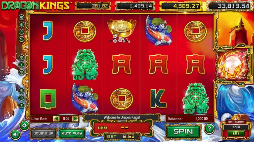 Dragon Kings slot screen 1
