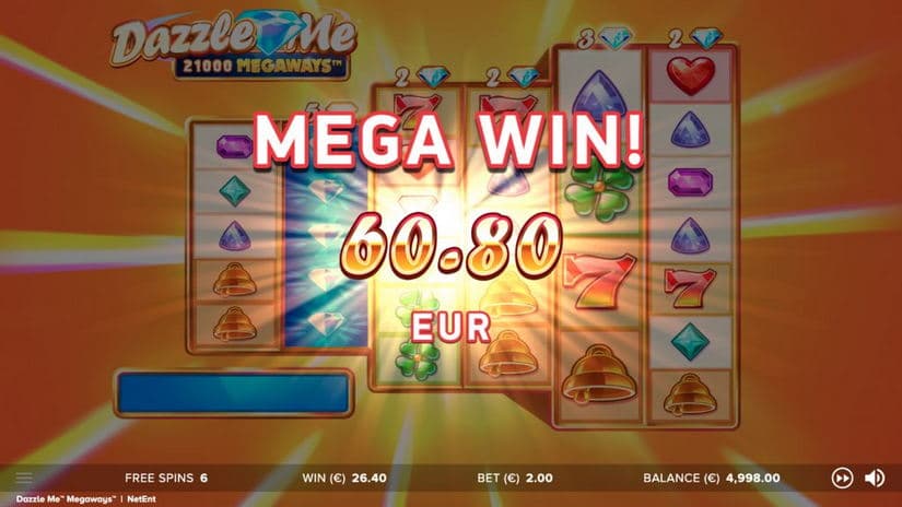 Dazzle Me Megaways slot screen 4