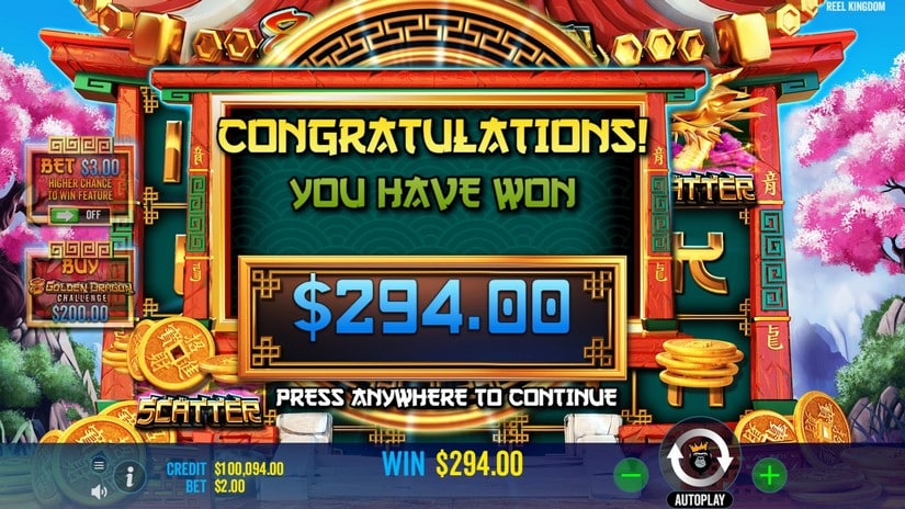 8 Golden Dragon Challenge slot screen 8
