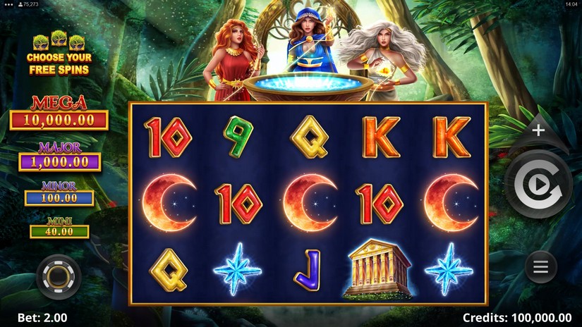 Amazing Link Fates slot screen 1