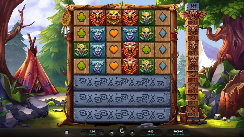 Totem Guardians Dream Drop slot screen 1