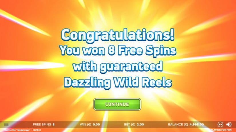 Dazzle Me Megaways slot screen 2