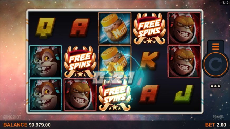 Banana Odyssey slot screen 3