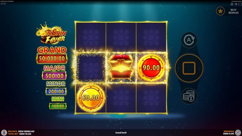 CoinSpin Fever slot screen 1