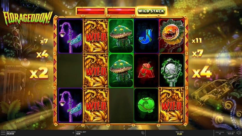 Florageddon! slot screen 6