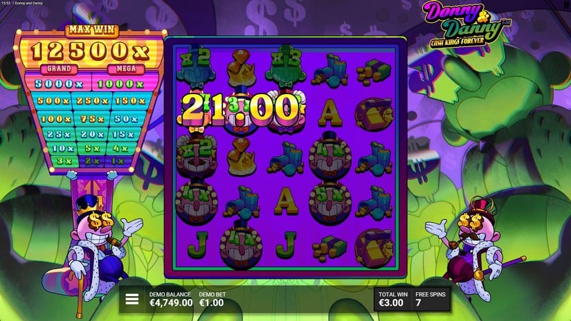 Donny And Danny slot screen 5