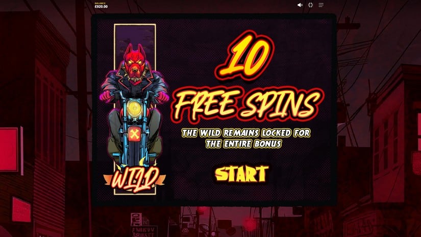 Rumble Mutts slot screen 3